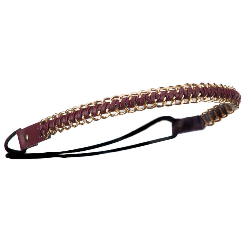 Gold Chain Elastic Headband
