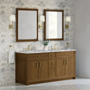 James Martin Bellshire 72" Double Bathroom Vanity, Honey Oak