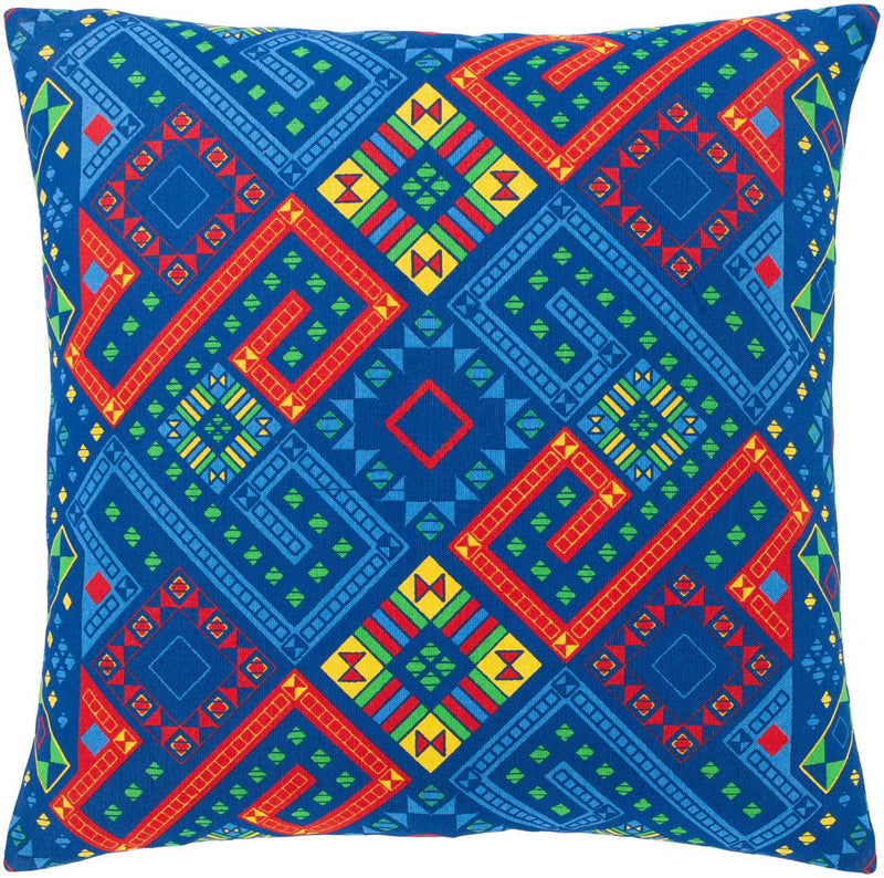 Habay Bright Blue Pillow Cover