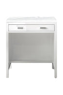 James Martin Addison 30" Countertop Unit, Glossy White