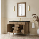 James Martin Kinnsden 48" Single Bathroom Vanity, Weathered Oak