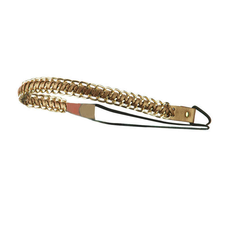 Gold Chain Elastic Headband