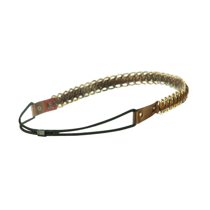 Gold Chain Elastic Headband