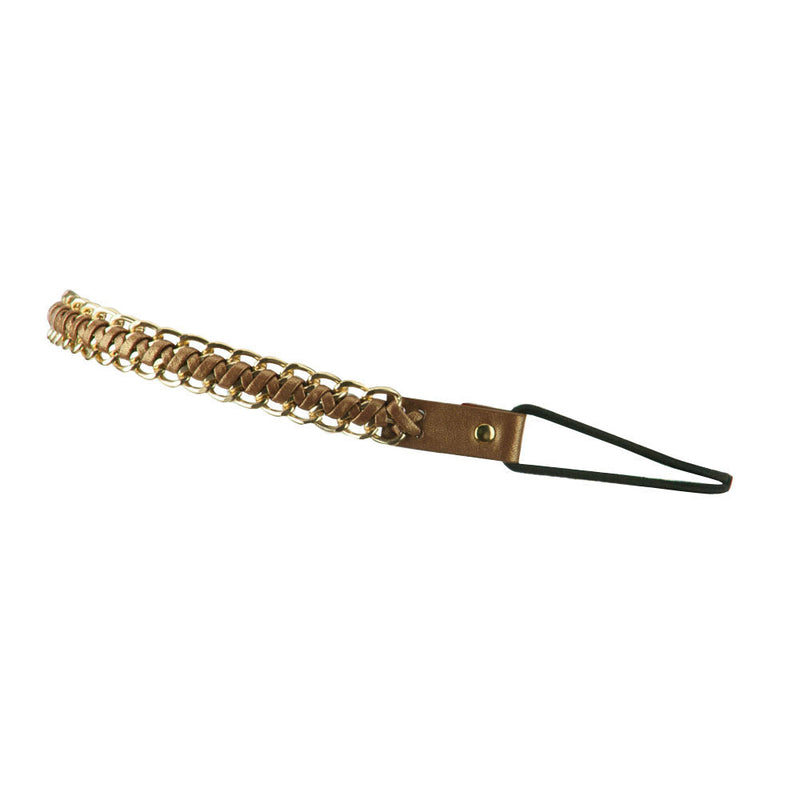 Gold Chain Elastic Headband
