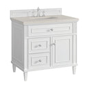 James Martin Lorelai 36" Single Bathroom Vanity, Bright White