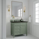 James Martin Brittany 36" Single Bathroom Vanity, Smokey Celadon