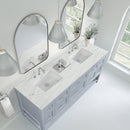 James Martin Breckenridge 72" Double Bathroom Vanity, Serenity Blue