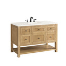 James Martin Breckenridge 48" Single Bathroom Vanity, Light Natural Oak