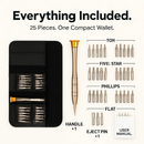 Precision Screwdriver Wallet Kit for Everyday Home Repairs by LJGDeals