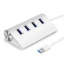 USB 3.0 Hub Aluminum Expansion Dock with Four Ports by LJGDeals