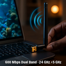 Dual-Band USB WiFi Adapter for Fast Connectivity by LJGDeals