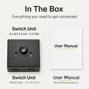 HDMI Bidirectional Splitter Switcher for Two-in-One by LJGDeals