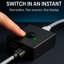 Bi-directional HDMI Switcher - 2-in/1-out or 1-in/2-out by LJGDeals