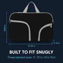 Laptop Sleeve Bag: Slim, Durable Neoprene with Pockets by LJGDeals