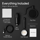 Condenser Microphone for Studio Recording and Podcasting by LJGDeals