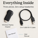 1080P Wireless Display Adapter Miracast Dongle for Android IOS TV Streaming Media Player by LJGDeals