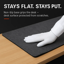 Gaming Mouse Pad - Large Felt Desk Mat for Work by LJGDeals