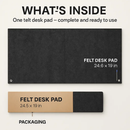 Gaming Mouse Pad - Large Felt Desk Mat for Work by LJGDeals