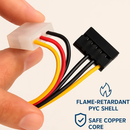 4 Pin to 15Pin Cable Adapter for Internal Drives by LJGDeals