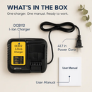 Rapid Charger Replacement for Dewalt Batteries by LJGDeals