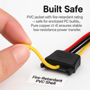 15Pin Y Splitter Cable Adapter for Hard Drive Power by LJGDeals