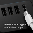 Universal Travel Power Adapter with 4 USB Ports by LJGDeals