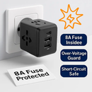 Universal Travel Power Adapter with 4 USB Ports by LJGDeals