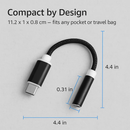 USB-C to 3.5mm Audio Adapter for Headphones by LJGDeals