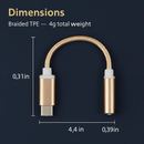 USB-C to 3.5mm Audio Adapter for Headphones by LJGDeals