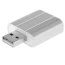 USB Audio Adapter External Stereo Sound Card w/ 3.5mm Headphone Microphone Jack Sound Converter For PC Laptops by LJGDeals
