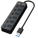 7-Port USB 3.0 Hub with Individual On/Off Switch by LJGDeals