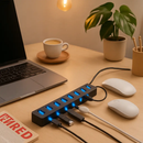 7-Port USB 3.0 Hub with Individual On/Off Switch by LJGDeals