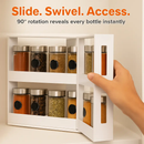 Swivel Cabinet Organizer Revolving Spice Rack by LJGDeals
