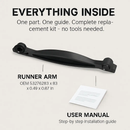 Intake Manifold Tuning Valve Runner Arm Direct Replacement by LJGDeals