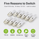 T10 LED Bulbs for License Plate and Interior Lighting by LJGDeals