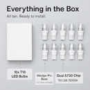 T10 LED Bulbs for License Plate and Interior Lighting by LJGDeals