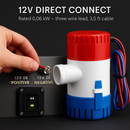Bilge Pump for Boats Submersible Marine Pump by LJGDeals