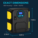 Tire Inflator with LCD Display for Quick Home Inflation by LJGDeals