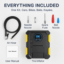 Tire Inflator with LCD Display for Quick Home Inflation by LJGDeals