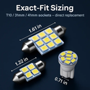 Festoon LED Interior Light Kit for Dome, Map, Trunk by LJGDeals