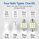 Festoon LED Interior Light Kit for Dome, Map, Trunk by LJGDeals