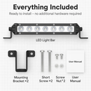 7 Inch LED Light Bar for Offroad Vehicles - Compact by LJGDeals