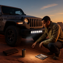 7 Inch LED Light Bar for Offroad Vehicles - Compact by LJGDeals
