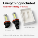 Fog Light Bulb for Vehicles - Wide 360° Coverage by LJGDeals