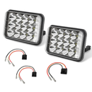 4x6in Car LED Headlights for 10-80V Vehicles by LJGDeals
