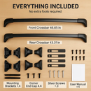 Car Roof Rack Cross Bars for Toyota RAV4 2019-2024 by LJGDeals