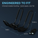 J-Bar Kayak Carrier for Roof Racks - Universal Fit by LJGDeals