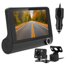 Car Dash Camera 3-Lens Front Inside Rear Recording by LJGDeals