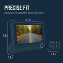 Car Dash Camera 3-Lens Front Inside Rear Recording by LJGDeals