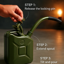 Gas Can Jerry Can for Fuel Storage and Transport by LJGDeals